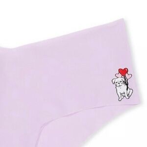 💕PINK💕 VICTORIA’S SECRET Cheeky Panty Lilac Dog with Balloons